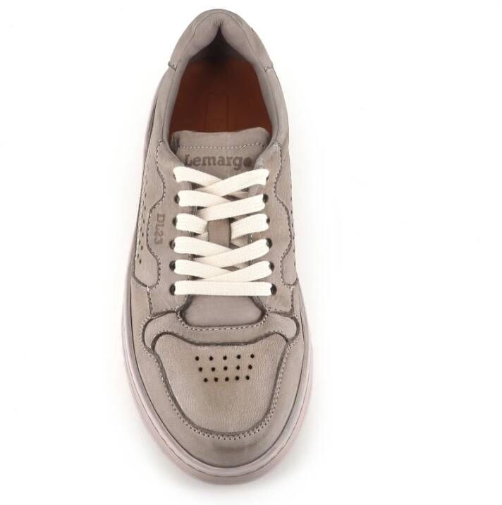 Lemargo Duifgrijze Sneaker van Zacht Leer Gray Dames