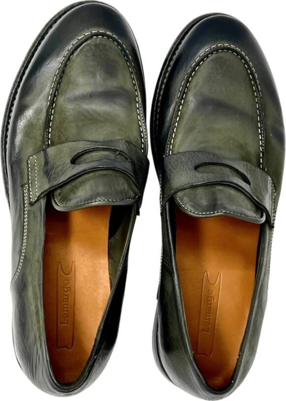 Lemargo Groene Nubuck Loafer Trend Thema Green Heren