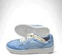 Lemargo Jannik Sneaker Hirschleder Rubberen zool jeans blauw Blue Heren - Thumbnail 2