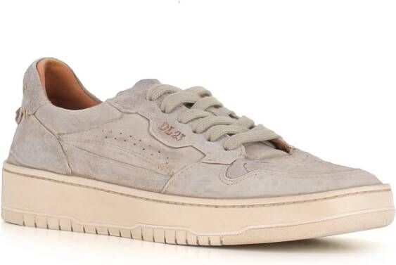 Lemargo Lichtgrijze Suède Sneakers Beige Dames