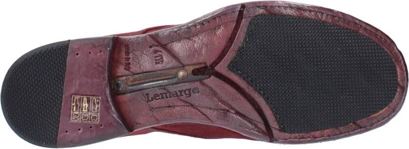 Lemargo Platte schoenen Bordeaux Red Heren