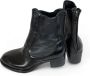 Lemargo Ranch Stretch Leren Enkellaars Zwart Black Dames - Thumbnail 2