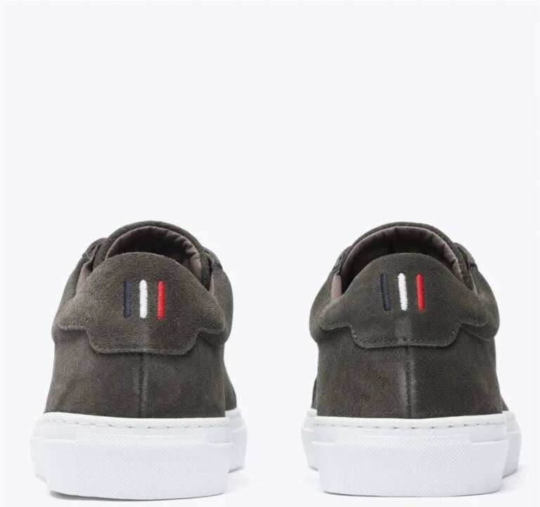 Les Deux Eenvoudige Suède Sneaker Gray Heren