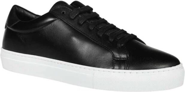 Les Deux Leren lage sneakers Black Heren