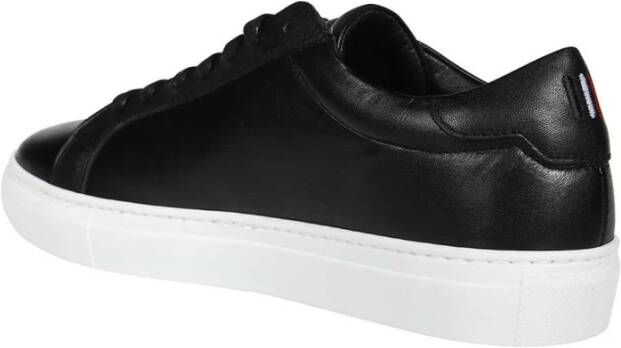 Les Deux Leren lage sneakers Black Heren