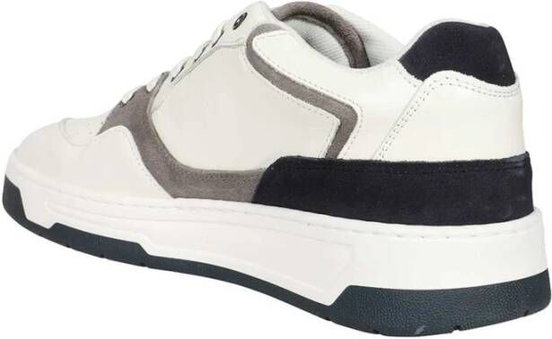 Les Deux Leren lage sneakers White Heren