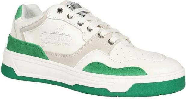 Les Deux Leren lage sneakers White Heren