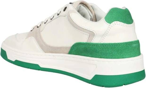 Les Deux Leren lage sneakers White Heren