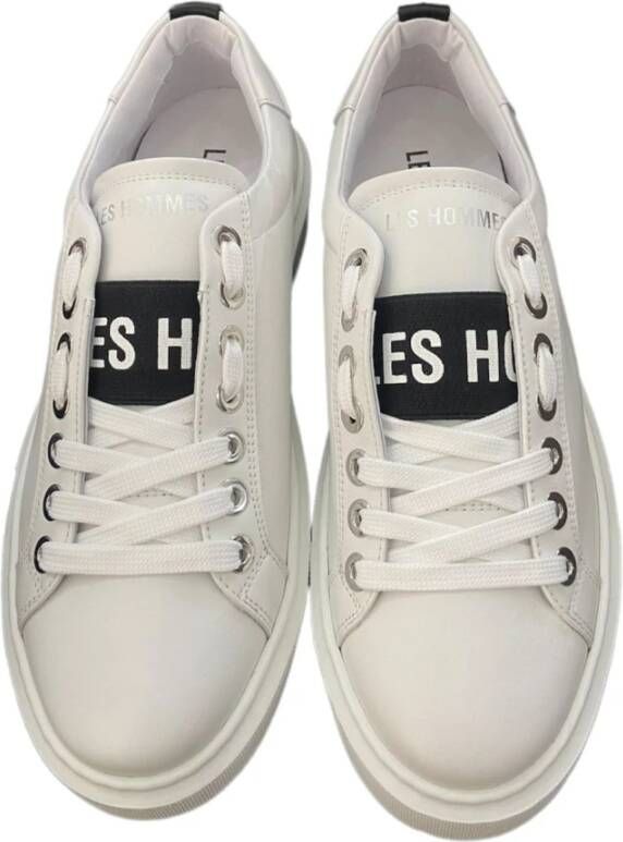 Les Hommes Sneakers Wit Heren