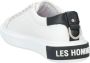 Les Hommes Witte Leren Lage Sneakers White Heren - Thumbnail 2