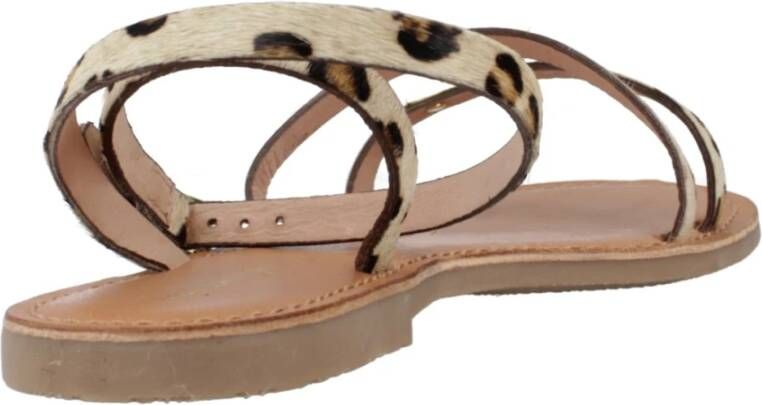 Les Tropeziennes Stijlvolle platte sandalen voor vrouwen Multicolor Dames