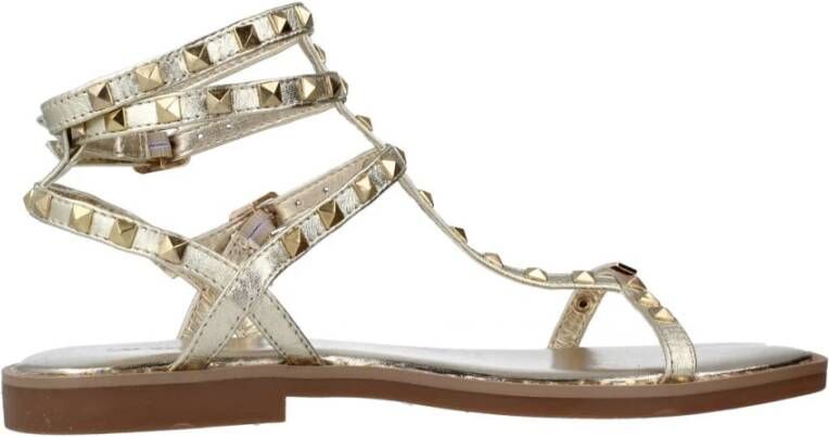 Les Tropeziennes Platte Sandalen met Bandjes Yellow Dames