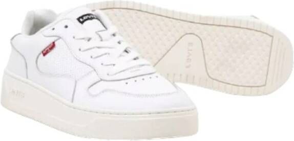 Levi's Glide Wit Vegan Leren Sneakers White Dames