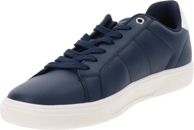 Levi's Heren Sneakers van Kunstleer met Vetersluiting Blue Heren