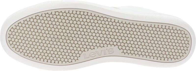 Levi's Heren Sneakers van Kunstleer Vetersluiting White Heren