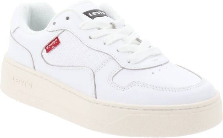 Levi's Leren Damesneakers Stijlvol Comfort White Dames