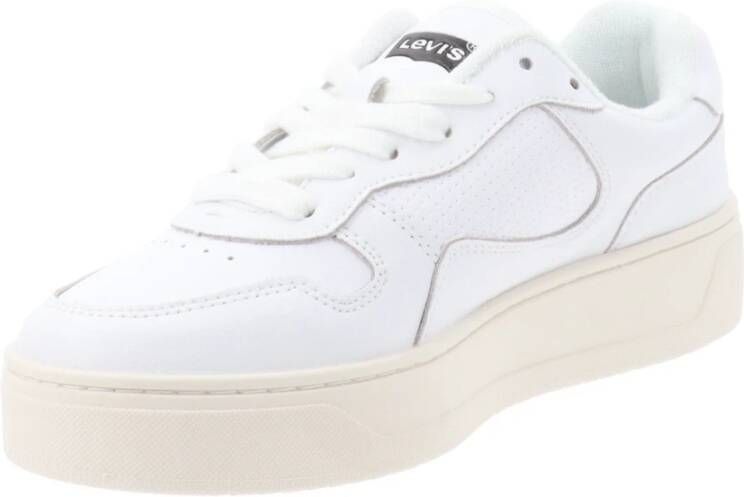 Levi's Leren Damesneakers Stijlvol Comfort White Dames