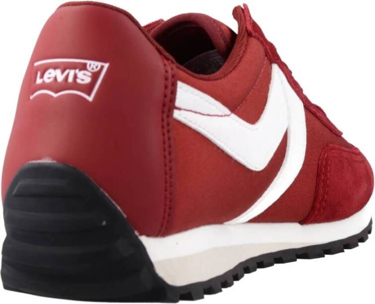 Levi's Stijlvolle Red Tab Sneakers voor Mannen Red Heren