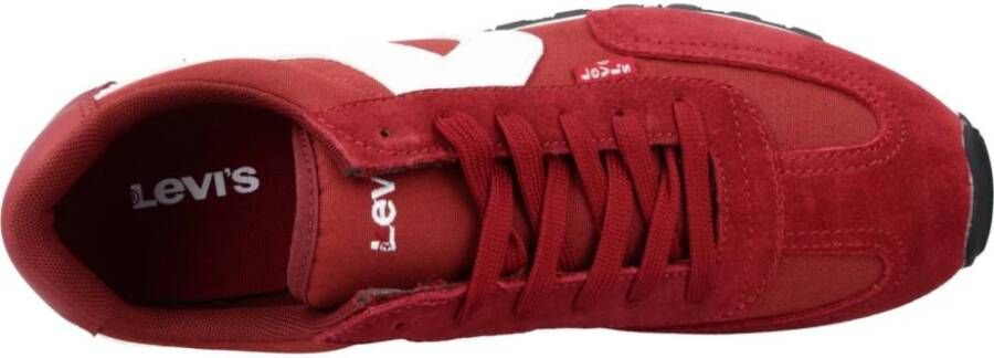 Levi's Stijlvolle Red Tab Sneakers voor Mannen Red Heren