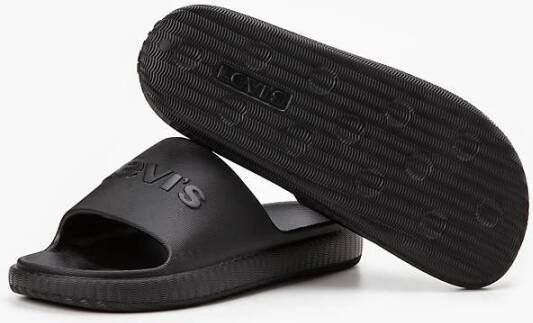 Levi's Sportieve Heren Slippers Black Heren