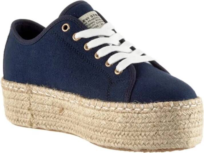 Levi's Stijlvolle Espadrilles voor Zomeroutfits Blue Dames