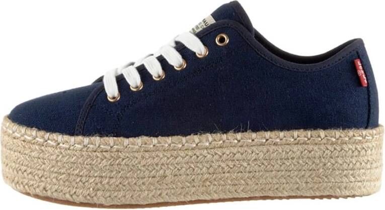 Levi's Stijlvolle Espadrilles voor Zomeroutfits Blue Dames