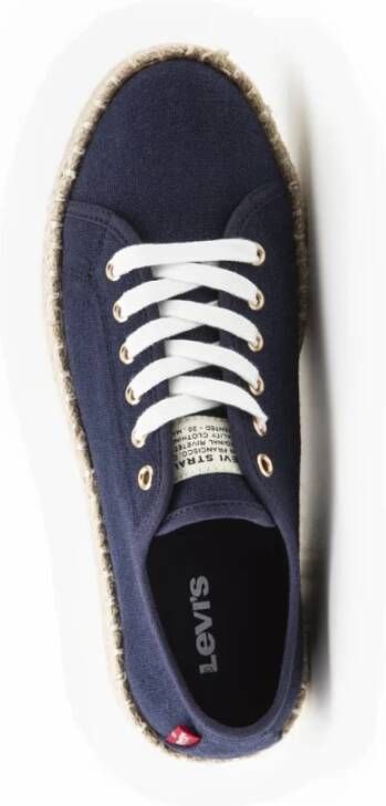 Levi's Stijlvolle Espadrilles voor Zomeroutfits Blue Dames