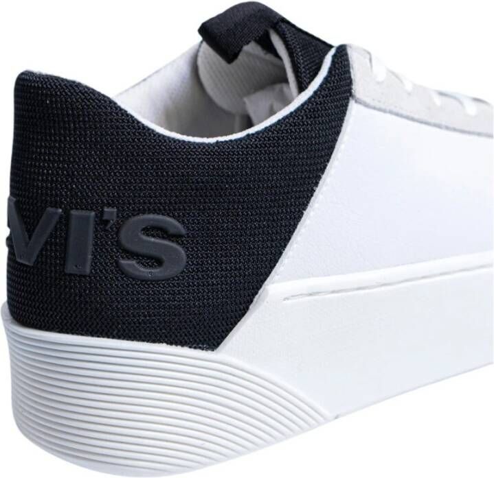 Levi's Veters Polyurethaan Sneakers White Dames