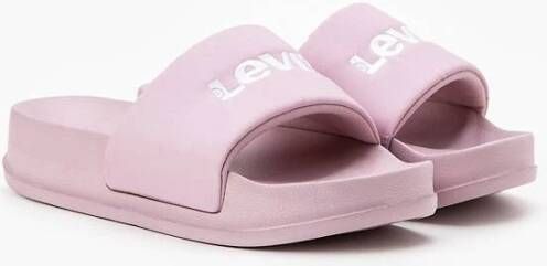 Levi's Zomer Gewatteerde Sandalen Pink Dames