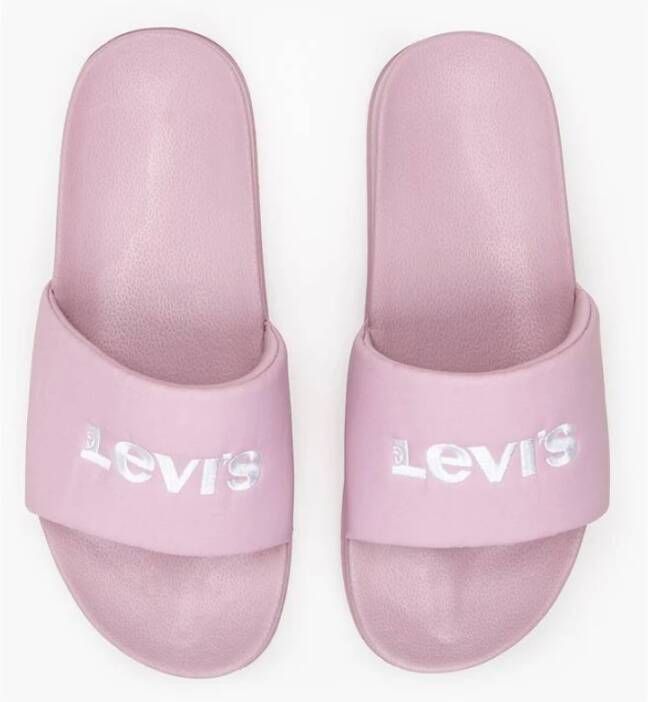 Levi's Zomer Gewatteerde Sandalen Pink Dames