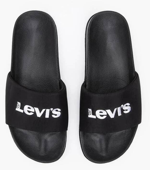 Levi's Zomer Slide Sandalen Black Dames