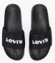 Levi's June S Bold Padded 235638-847-59 Vrouwen Zwart Slippers - Thumbnail 7