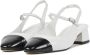 LINA LOCCHI Slingbacks Dames L1412 Maat: 40 Materiaal: Leer Kleur: Wit - Thumbnail 2