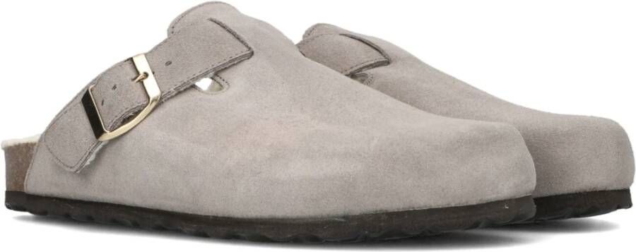 Lina Locchi Beige Suède Muiltjes Gray Dames