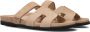 Lina Locchi Beige Suède Slipper Sue H Stijl Beige Dames - Thumbnail 3