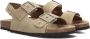 Lina Locchi Sue Bio Sandaal 2 Gesp Slippers Dames Beige - Thumbnail 3