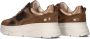 Lina Locchi Bronzen Lage Sneakers Dames Jana Brown Dames - Thumbnail 4