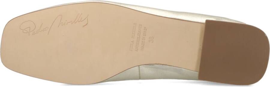 Lina Locchi Gouden Ballerina Flats Yellow Dames