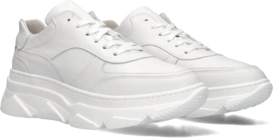 Lina Locchi Lage Sneakers Wit Leer White Dames