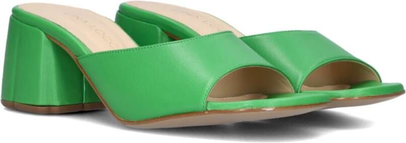 Lina Locchi Lime Slippers Stijlvol Comfortabel Green Dames