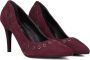 LINA LOCCHI Pumps Dames Crhw18shs029 Maat: 41 Materiaal: Suède Kleur: Rood - Thumbnail 6