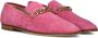 Lina Locchi Instappers Dames Instapschoenen Damesschoenen Suède L1260 Fuchsia - Thumbnail 9