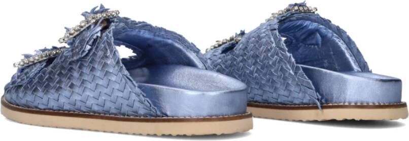 Lina Locchi Slippers Blauw Blue Dames