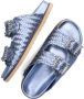 LINA LOCCHI Slippers Dames L1284 Maat: 36 Materiaal: Leer Kleur: Blauw - Thumbnail 5