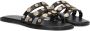 Lina Locchi Dames Slippers Led Slipper Met Studs Zwart - Thumbnail 3