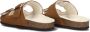 Lina Locchi Suède Slippers met Gespsluiting Brown Dames - Thumbnail 3