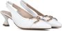 Lina Locchi Dames Pumps Damesschoenen Leer Geen hoogte 2 cm L1276 Ecru - Thumbnail 8