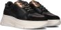 Lina Locchi Zwarte leren lage damessneakers Black Dames - Thumbnail 3