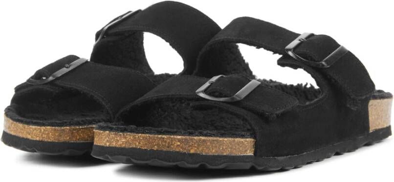 Lina Locchi Zwarte slippers Black Dames