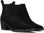 Lina Locchi Chelsea boots Dames Laarzen Damesschoenen Suède Glitter L1207 Zwart - Thumbnail 3